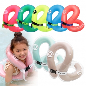 아티나 유아동 튜브형 부력보조복 넥베스트 통합 15kg - 100kg 전사이즈