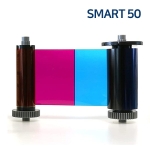SMART-50S SMART-50D 카드발급기 칼라리본 650634 YMCKO SMART50 카드프린터