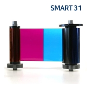 SMART31 카드프린터 칼라리본 YMCKO SMART-31S SMART-31D 카드발급기