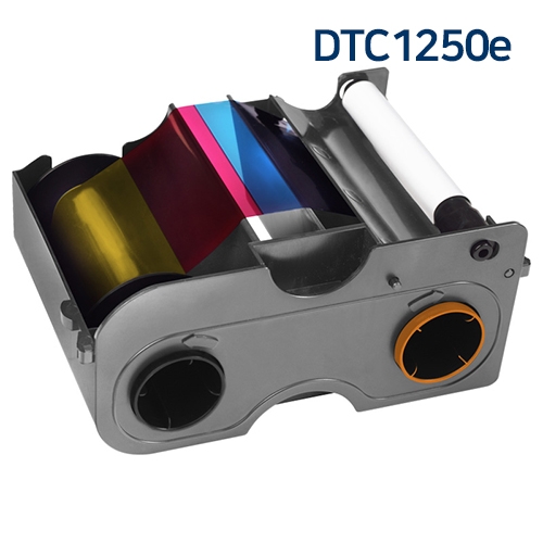 DTC1250e 카드프린터 칼라리본 YMCKO FARGO 정품 프린터리본