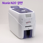 NUVIA N20 카드프린터 면허증 수료증 사원증프린터 자격증 양면 카드발급기