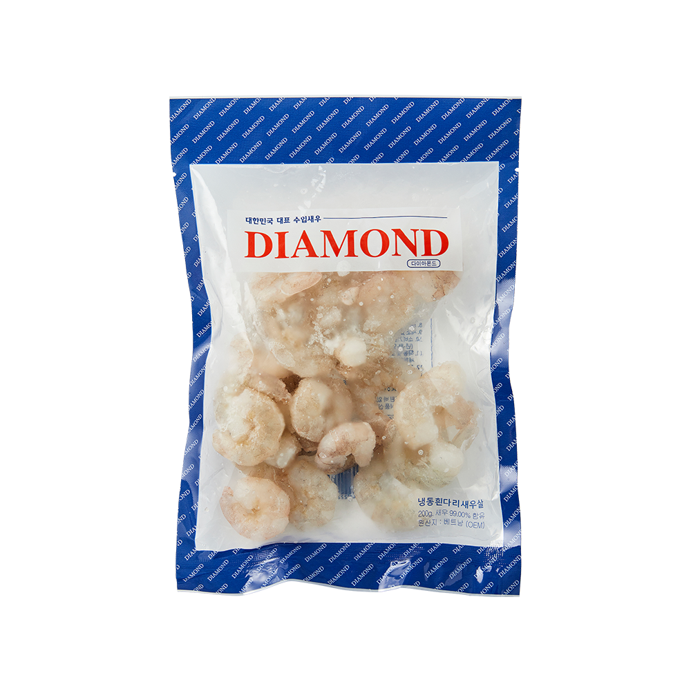 냉동흰다리새우살(꼬리OFF, 71/90) 200g 냉동흰다리새우살(꼬리OFF, 71/90) 200g