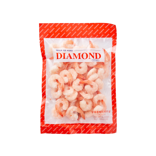 냉동 흰다리새우살(꼬리ON, 71/90) 200g 냉동 흰다리새우살(꼬리ON, 71/90) 200g