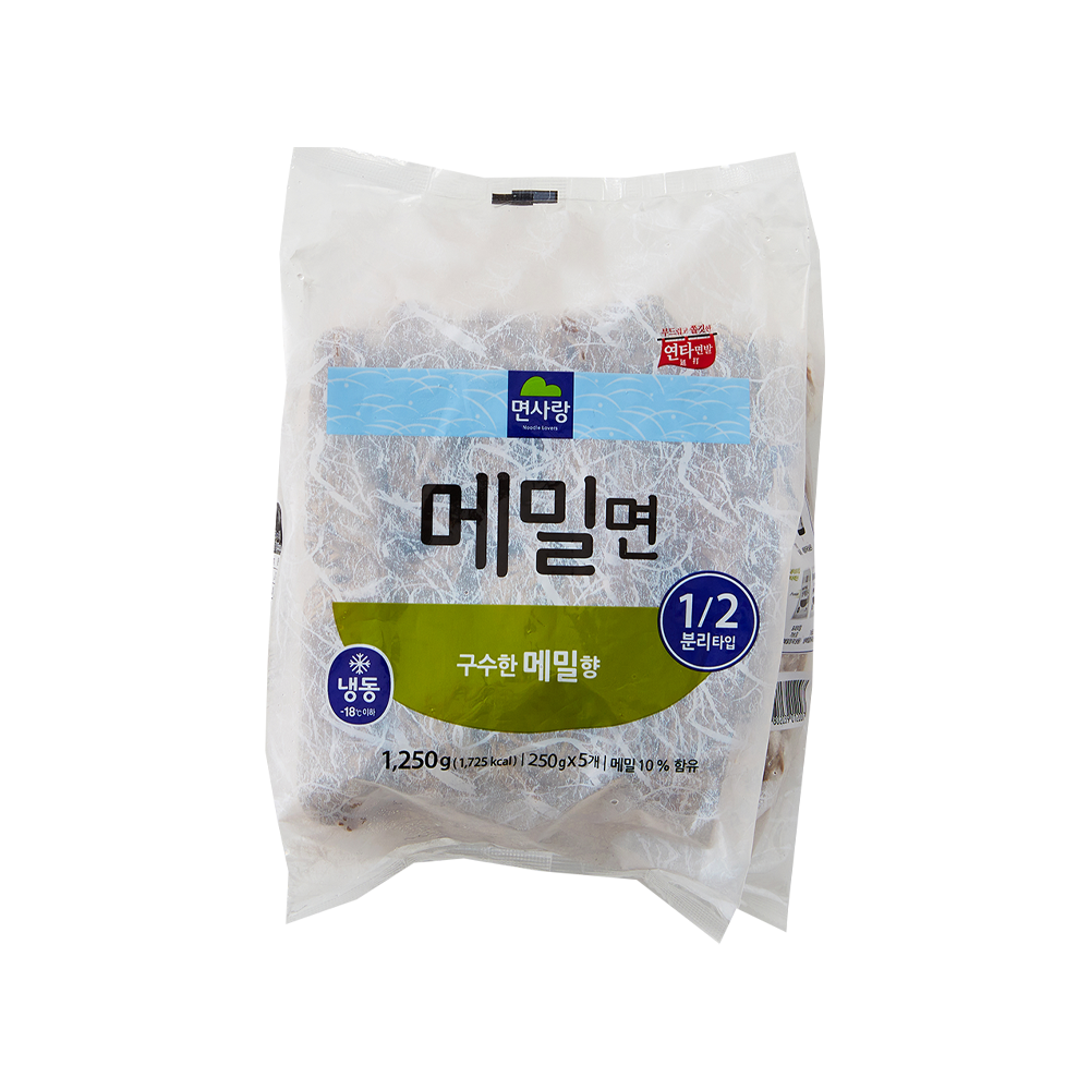 면사랑 메밀면(반개면) 1.25kg(250g*5ea) 면사랑 메밀면(반개면) 1.25kg(250g*5ea)