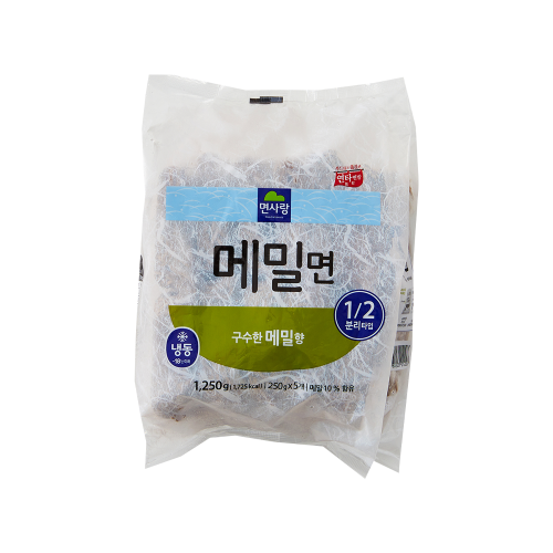 면사랑 메밀면(반개면) 1.25kg(250g*5ea)