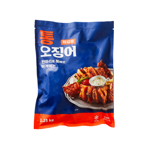 튀김용통오징어(불꽃오징어튀김) 1.25kg(250g*5ea)