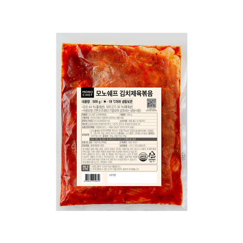 [모노쉐프] 김치제육볶음 500g