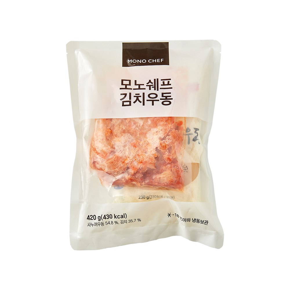 [모노쉐프] 김치우동 420g(1인분)