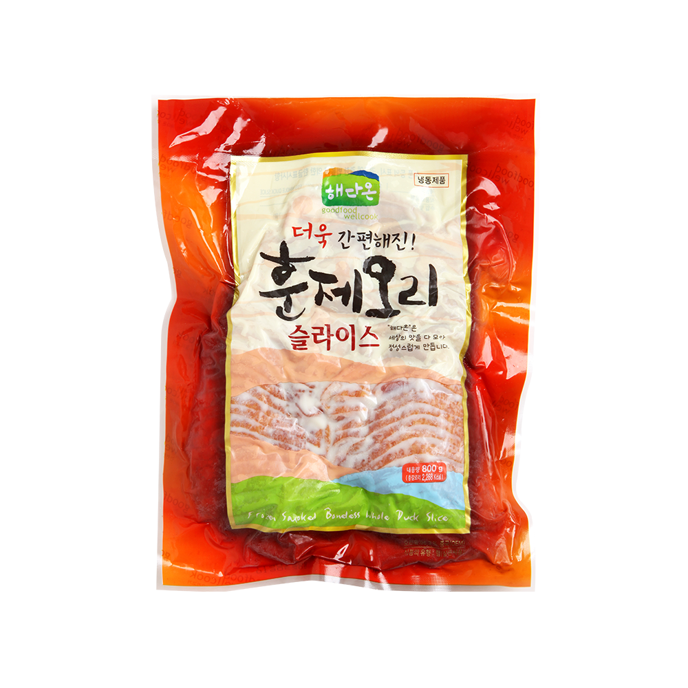 훈제오리슬라이스 800g 훈제오리슬라이스 800g