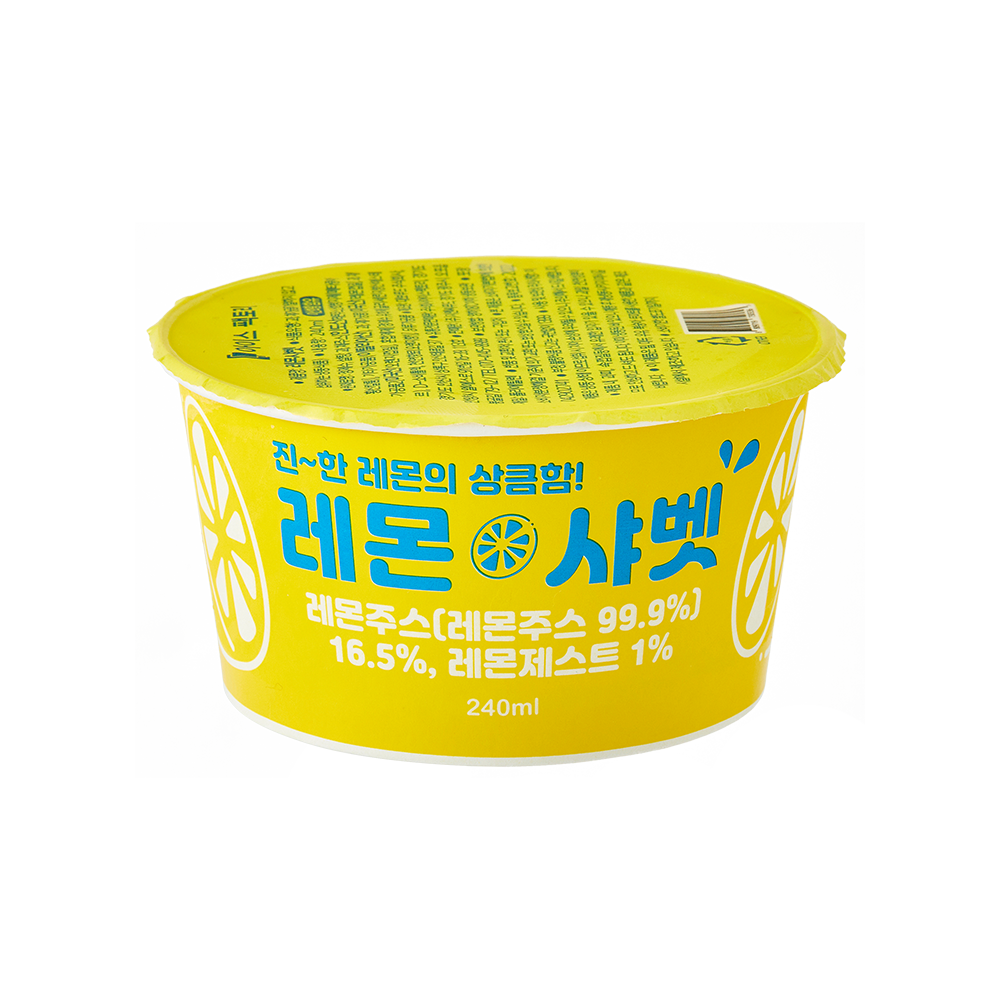 레몬 컵 샤베트 240ml
