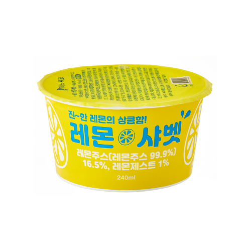 레몬 컵 샤베트 240ml
