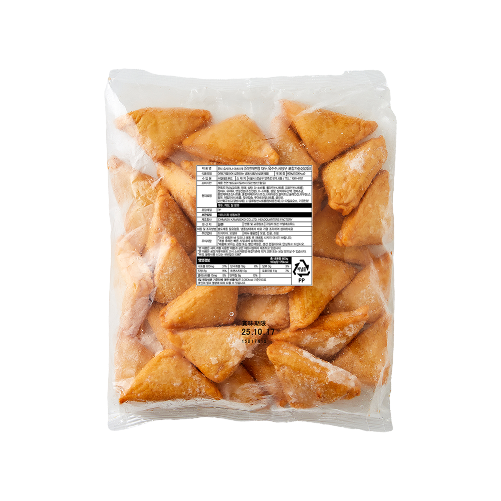 푸치 오사카나 아츠아게 600g(20g*30ea)(생선두부튀김) 푸치 오사카나 아츠아게 600g(20g*30ea)(생선두부튀김)