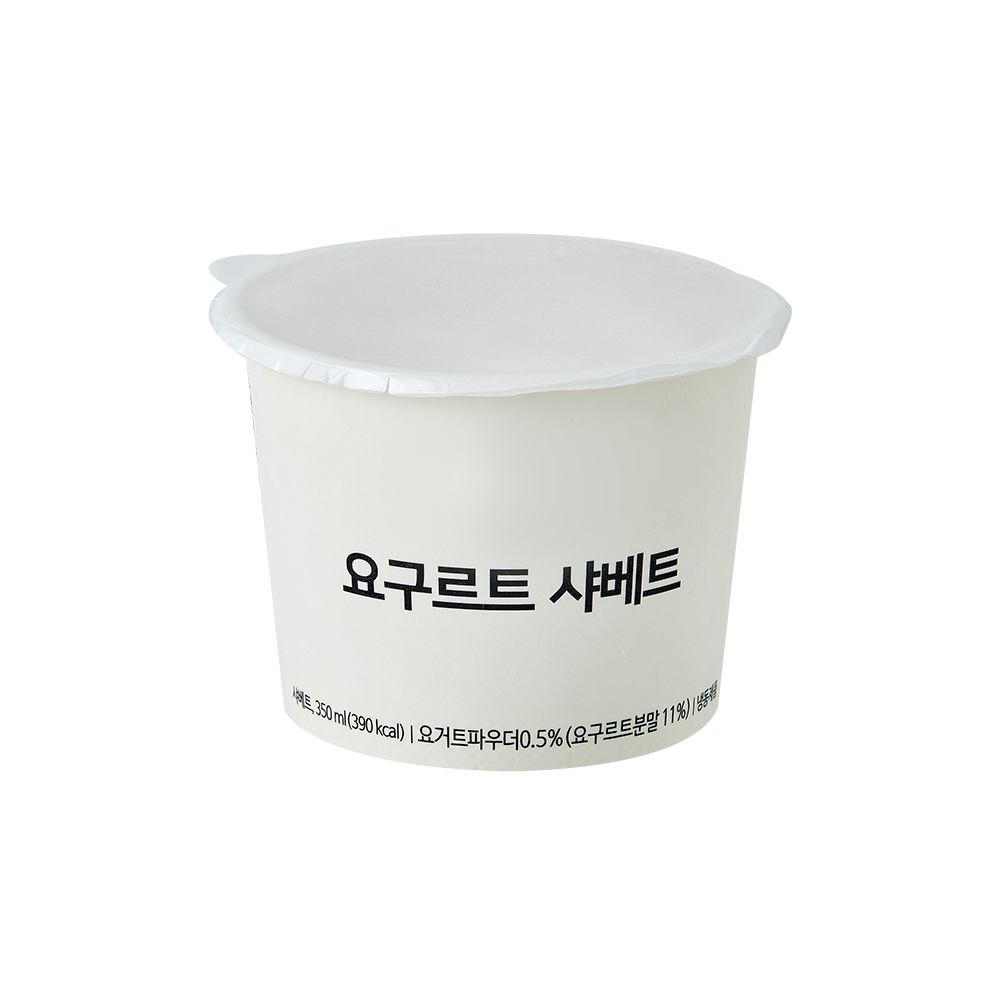 (단종)뚱요구르트 컵 샤베트 350ml