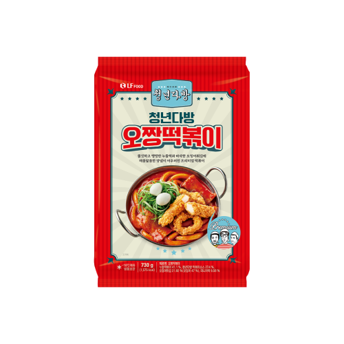 청년다방 오짱떡볶이 730g