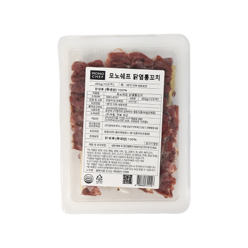 [모노쉐프] 닭염통꼬치 450g(15ea)