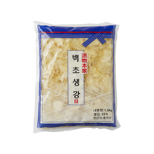 토호식품 백초생강(채) 1.3kg 토호식품 백초생강(채) 1.3kg