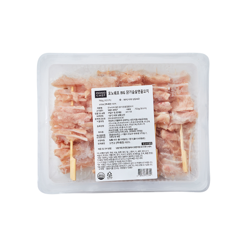 [모노쉐프] BIG닭가슴살연골꼬치 750g(75g*10ea)