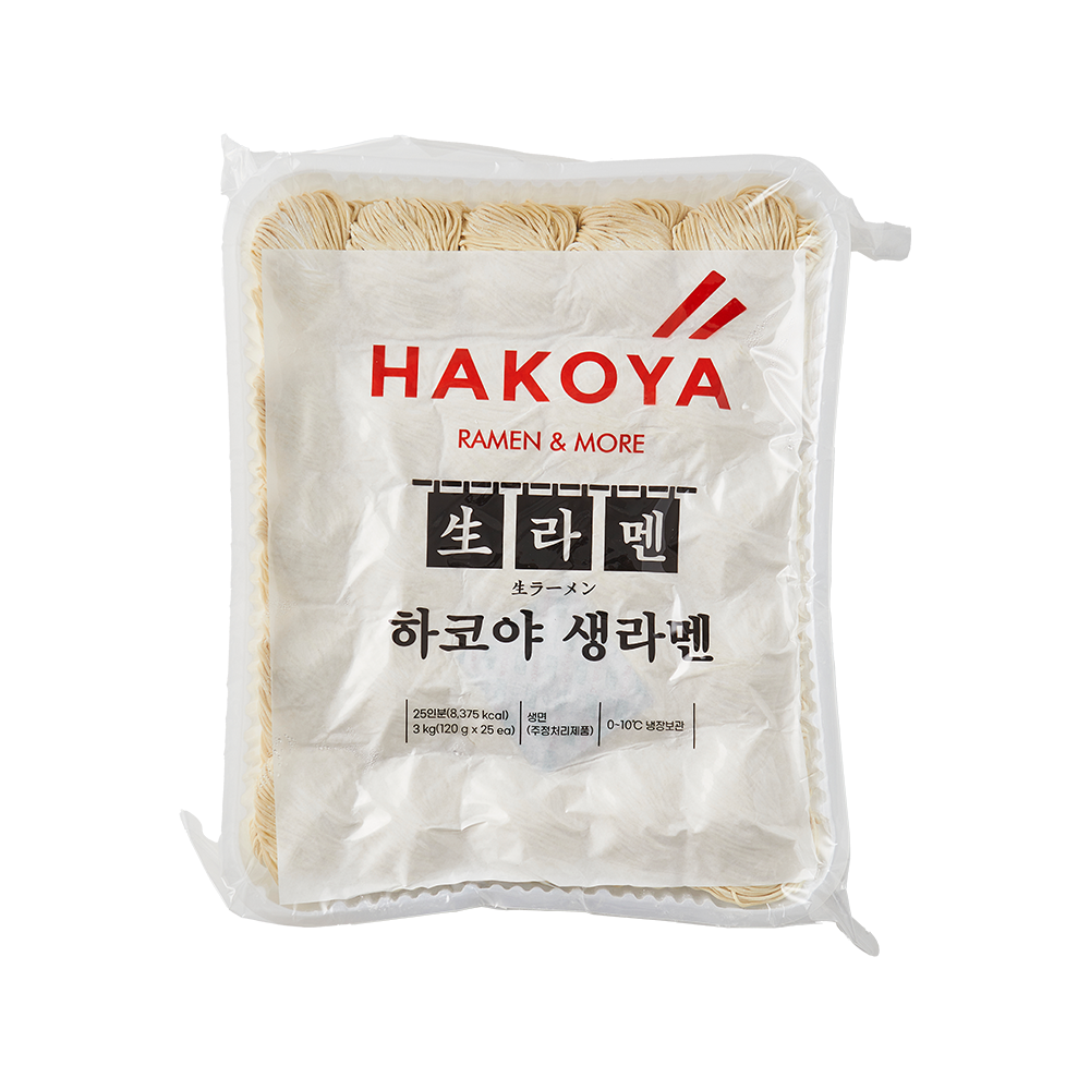 [하코야] 생라멘면 3kg(120g*25ea)_26.09.25까지