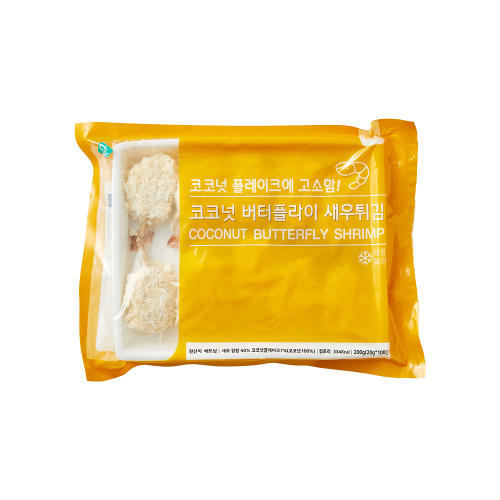 코코넛버터플라이새우 200g(20g*10ea) 코코넛버터플라이새우 200g(20g*10ea)