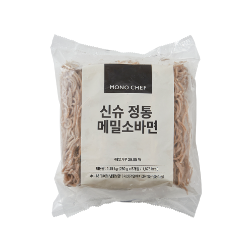 모노쉐프 신슈정통메밀소바면 1,250g(250g*5ea)