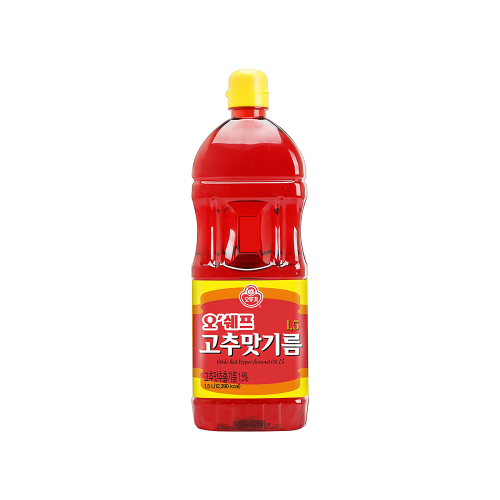 오뚜기 오쉐프고추맛기름 1.5L 오뚜기 오쉐프고추맛기름 1.5L