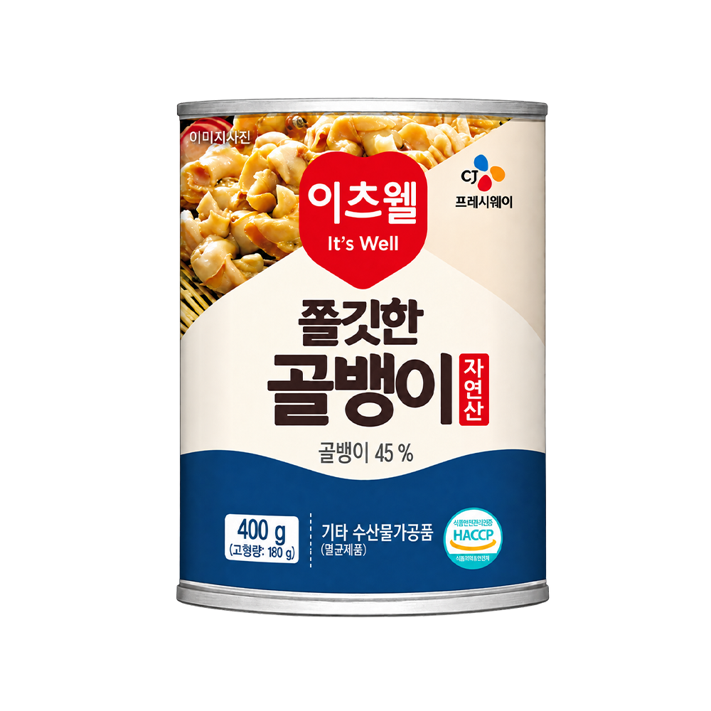 이츠웰 쫄깃한 골뱅이 400g