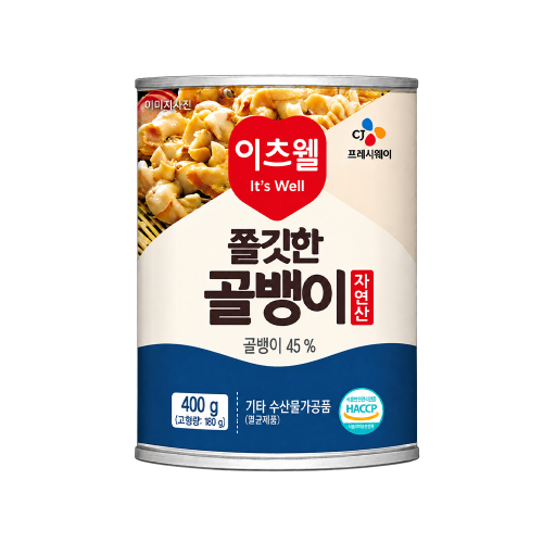 이츠웰 쫄깃한 골뱅이 400g