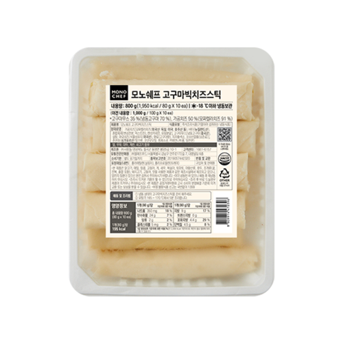 고구마빅치즈스틱 800g(80g*10ea)