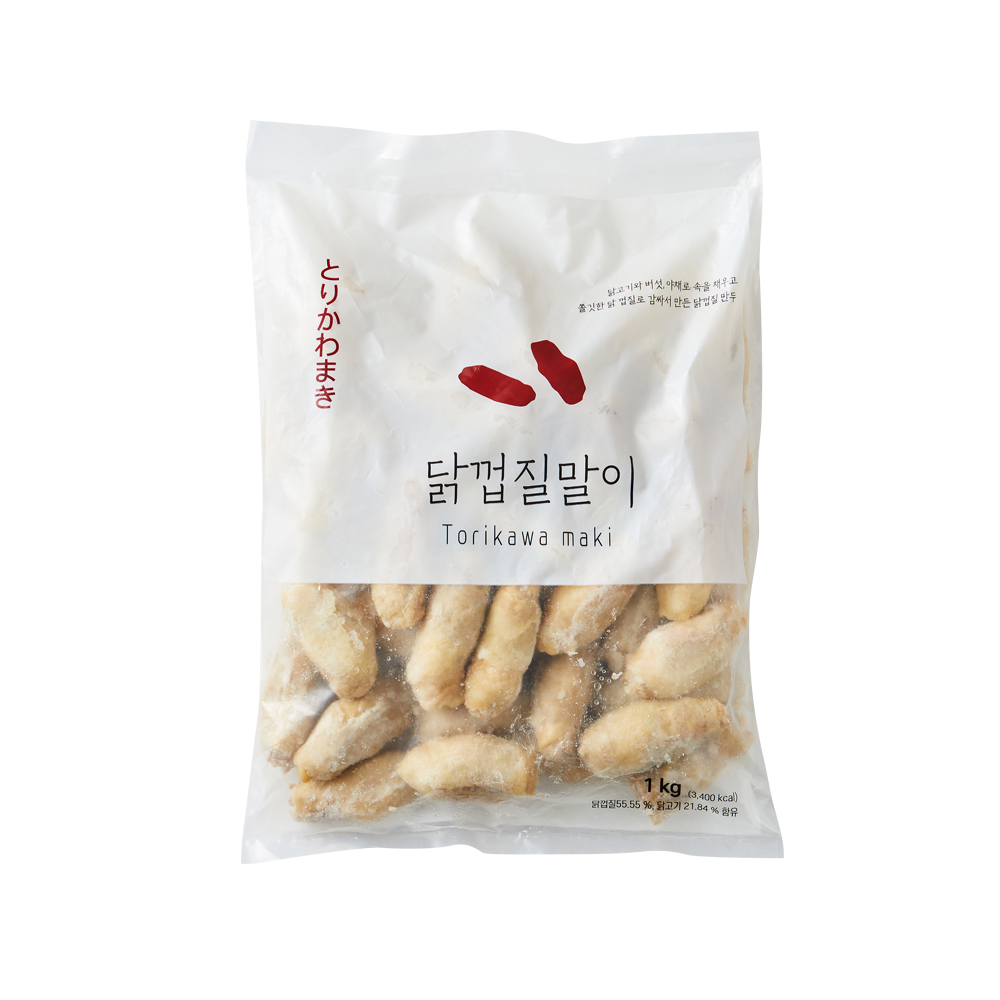 닭껍질말이 1kg