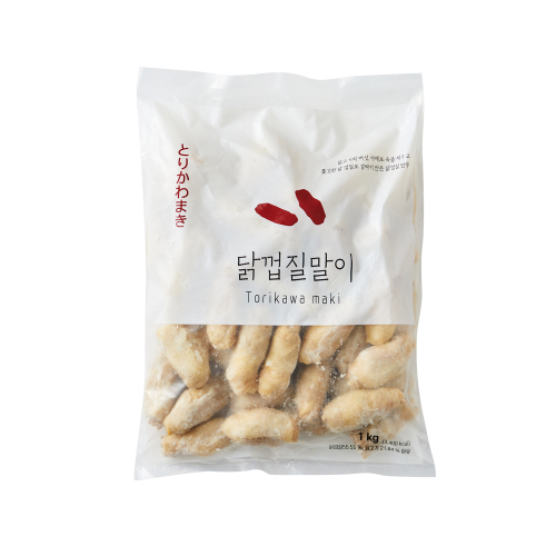 닭껍질말이 1kg