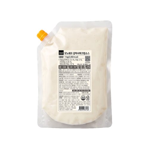 [모노쉐프] (리뉴얼)갈릭샤워크림소스 1kg