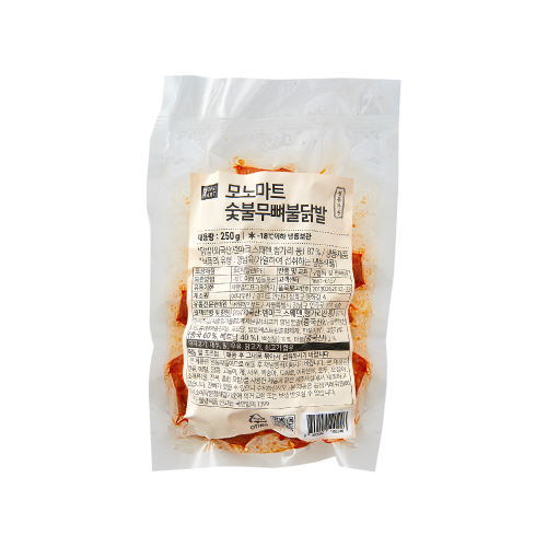 [모노마트] 숯불무뼈불닭발 250g