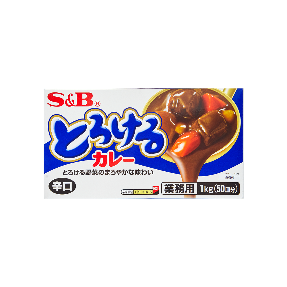 S&B 토로케루카레 매운맛(고형) 1kg