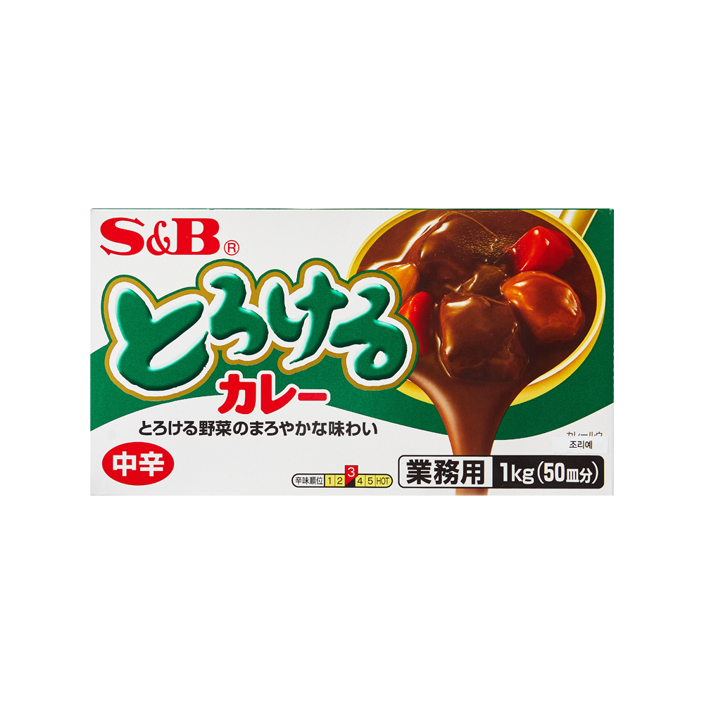 S&B 토로케루카레 소스믹스 중간매운맛(고형) 1kg S&B 토로케루카레 소스믹스 중간매운맛(고형) 1kg