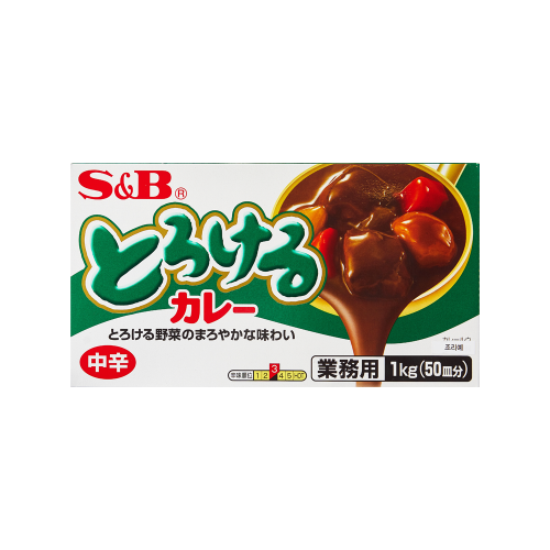 S&B 토로케루카레 소스믹스 중간매운맛(고형) 1kg