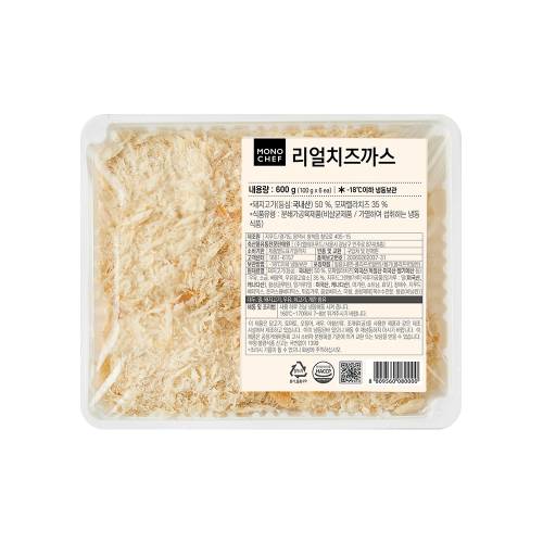 [모노쉐프] 리얼치즈까스 600g(100g*6ea)