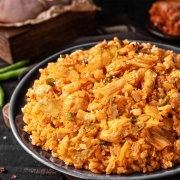 [무료배송] [회원특가] 흑닭 닭가슴살 김치삼겹 볶음밥 300g