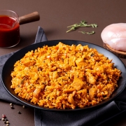 [무료배송] [회원특가] 흑닭 닭가슴살 닭갈비 볶음밥 300g