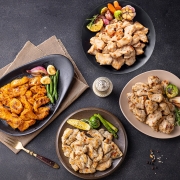 [무료배송] [회원특가] (혼합)흑닭 한입 닭가슴살 100g 4종