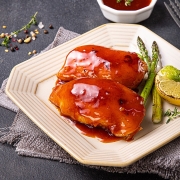 [무료배송] [회원특가] 흑닭 소스인 통닭가슴살 양념치킨 100g