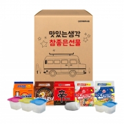 [무료배송] [회원특가]농심 사나이세트(신라면15봉+내열900*4)