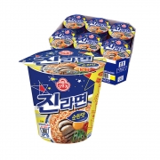 [무료배송] [회원특가] 오뚜기 진라면 순한맛 소컵 6입 컵라면