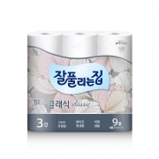 [무료배송] [회원특가] 잘집 더도톰 클래식 27m 3겹9롤 화장지