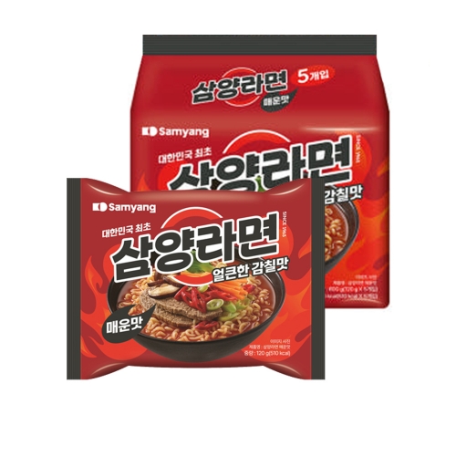 [회원특가+SR] 삼양공식대리점 삼양라면 매운맛 멀티 5입