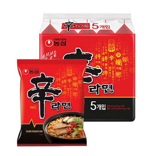 [품질보증+SR] 사나이울리는 농심 신라면 멀티 라면 5입