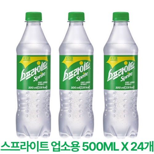 [회원특가+SU] 스프라이트500ML(업소용)X24 탄산음료