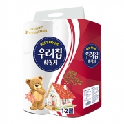 [무배][단일배송지 60개이상] 우리집23M*3겹12롤 화장지휴지