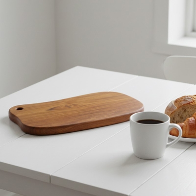 티크 라운드 도마