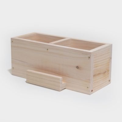 국산편백85% 폰 거치 수납꽂이