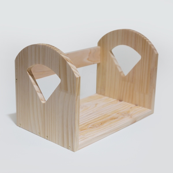 국산편백49% 스틸 책꽂이(소)